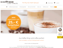 Tablet Screenshot of kaffee-shop.de